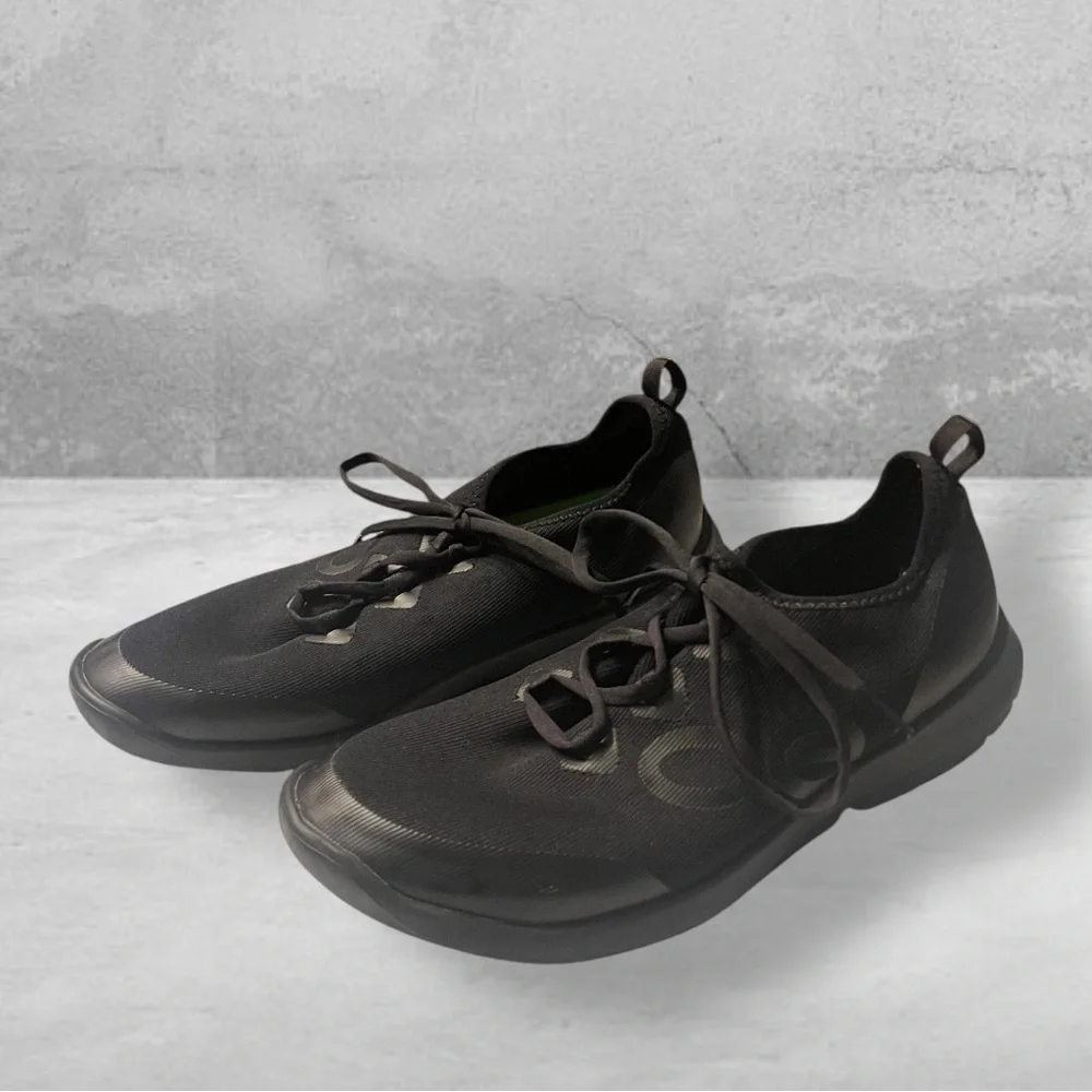 OOFOS Men's OOmg Sport LS Sneakers Casual Shoes Size 11 Black